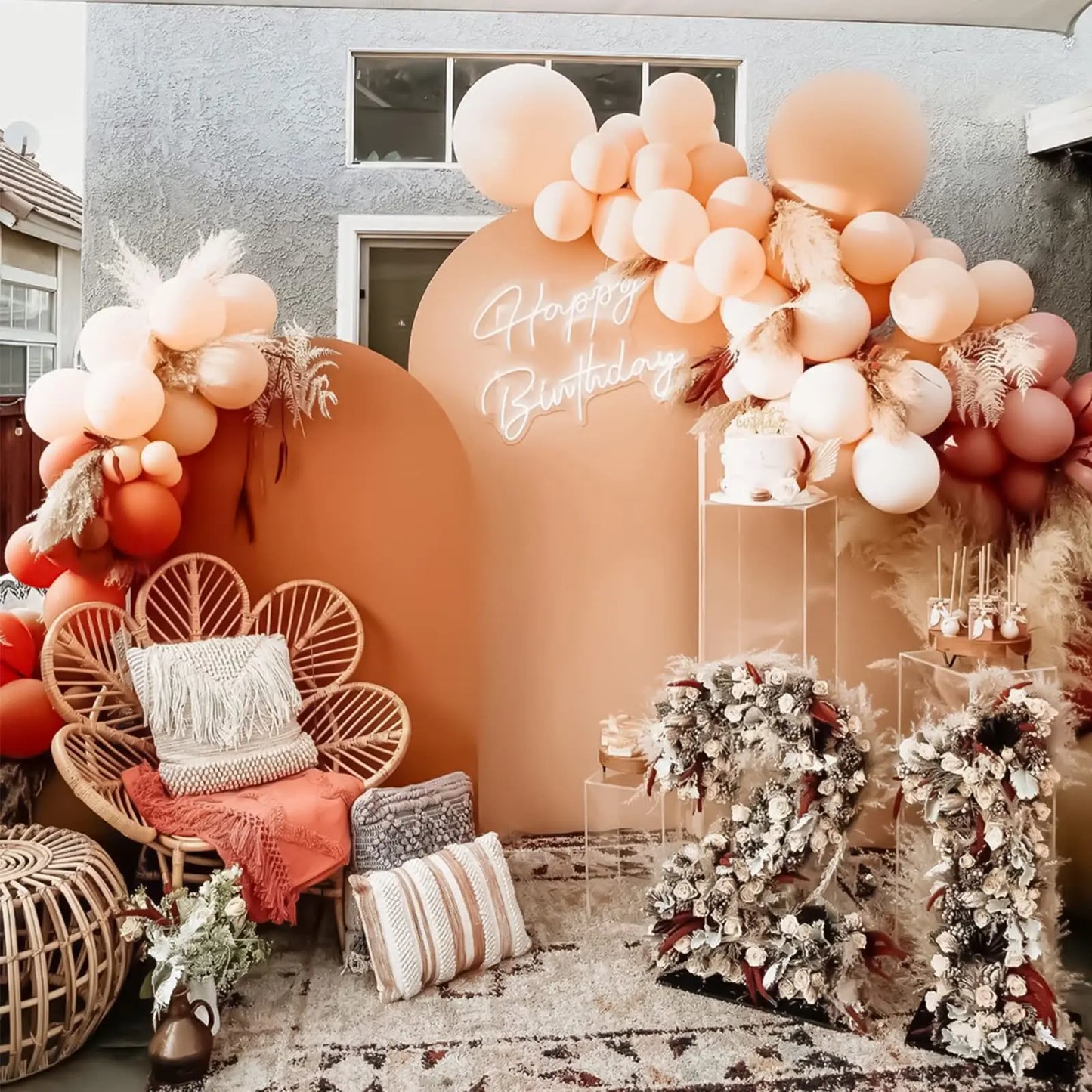 Gold arch backdrop stand Set of 3
