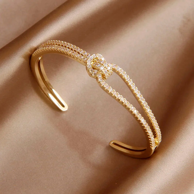 Sabina zircon & crystal bangles & bracele