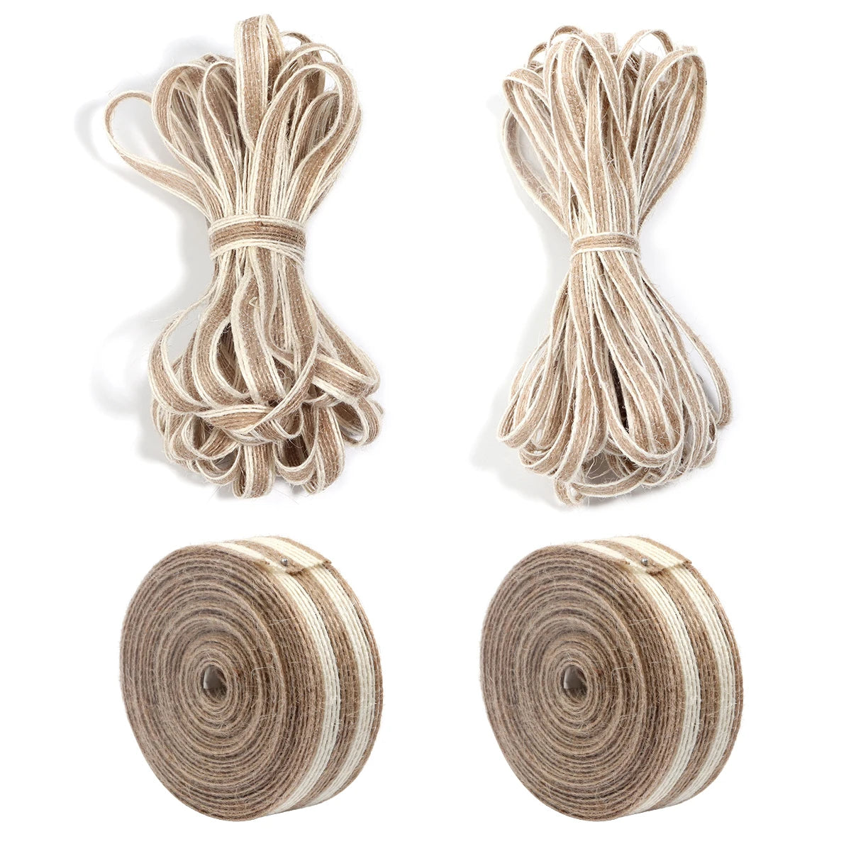 Macrame fabric ribbon linen 5/10Meters