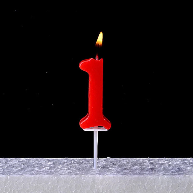 1Pcs number cake topper candles