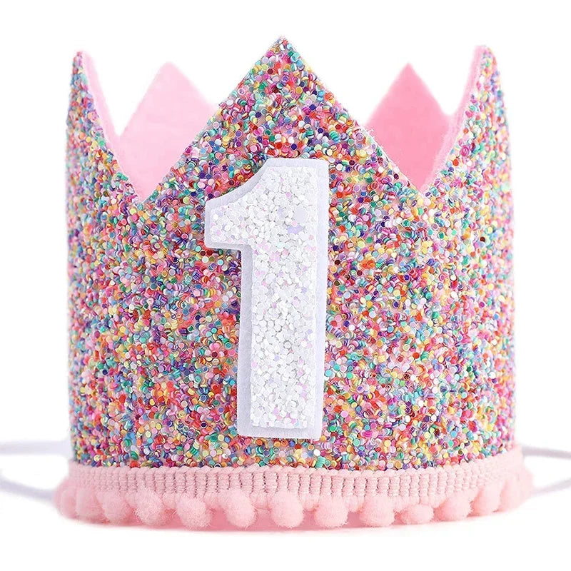 1/2 1 2 3 4 5 6 Year Old hat mini crown