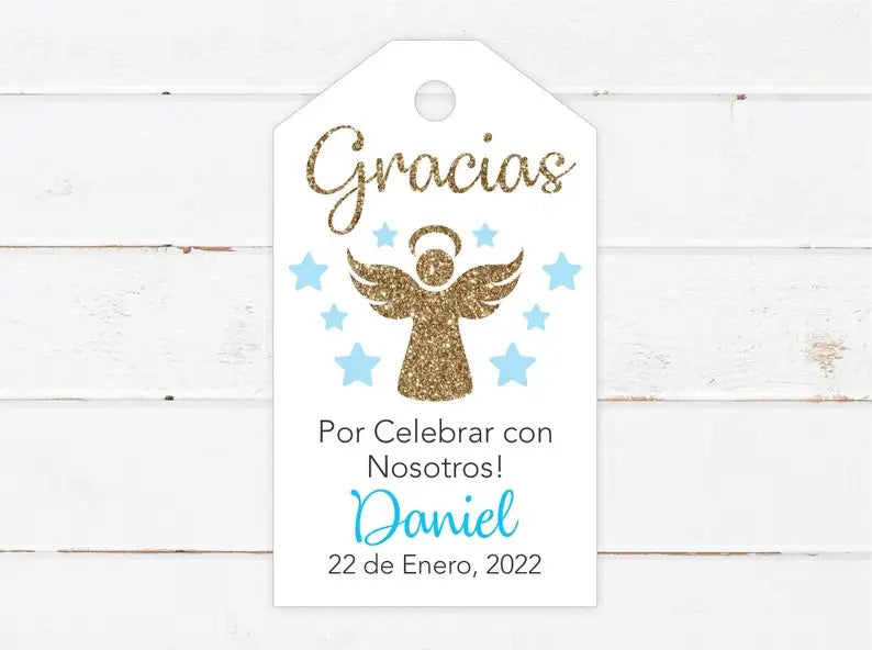 Custom tags Baptism Holly Communion, 100 pieces