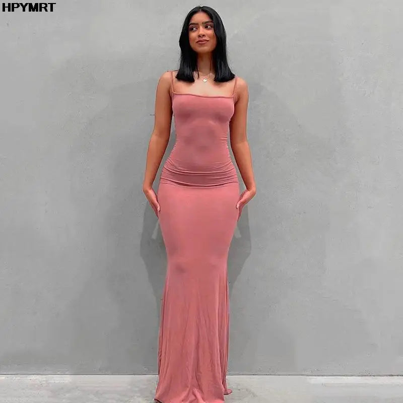 Eleana Satin Slip Maxi Dress