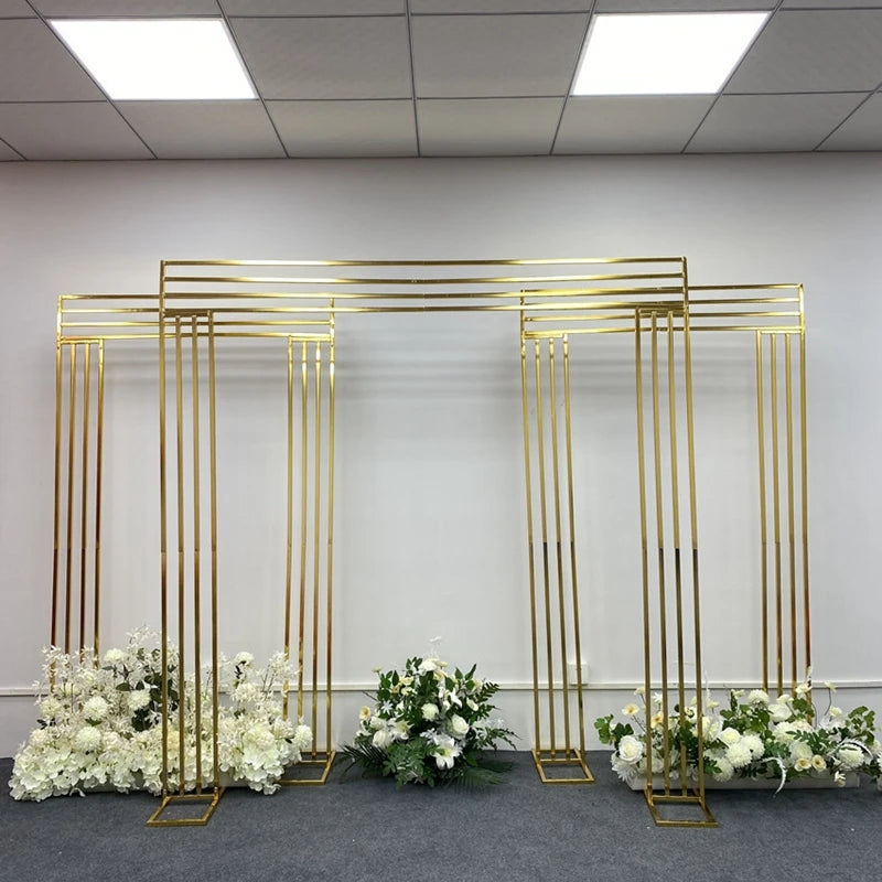 Gold Square arch - stand