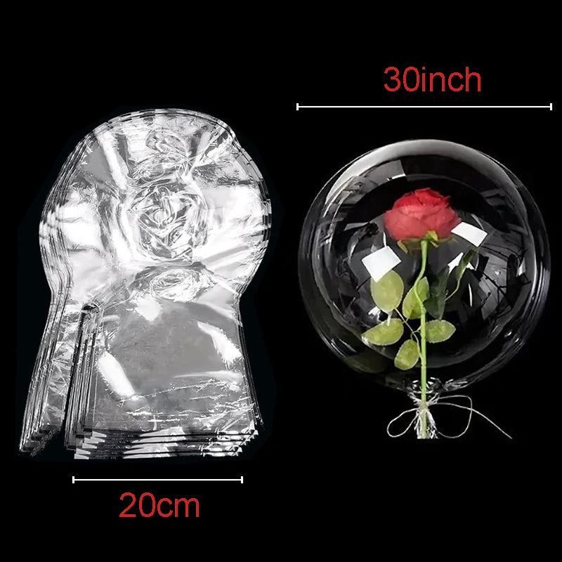 Large transparent Bobo balloons 3/5Pcs