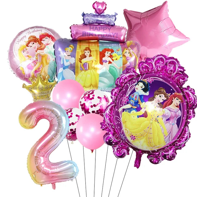 Princess Party Tableware Set – Plates, Cups & Napkins