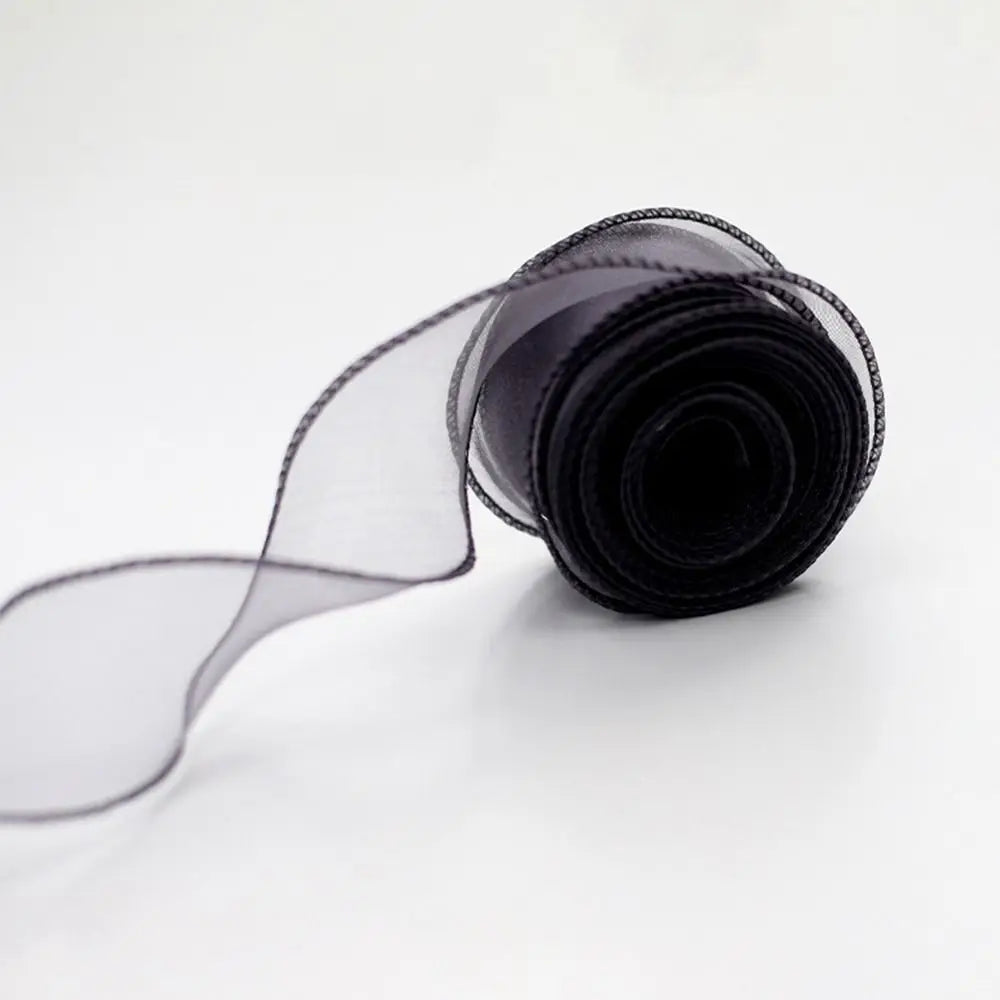 Satin ribbon mesh fabric Tulle ribbon 40mm 10 yards Roll