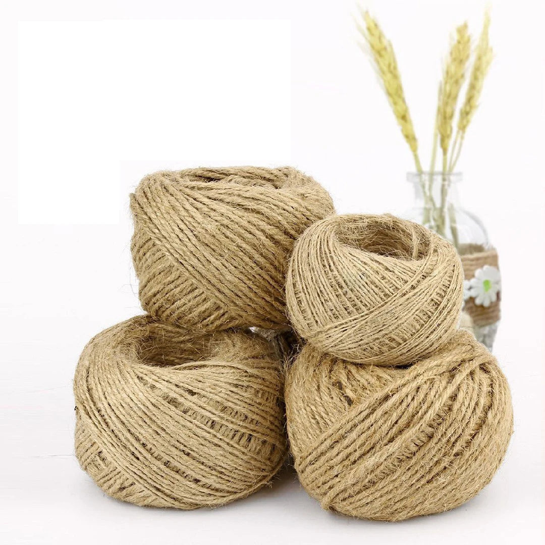 Vintage natural hemp rope