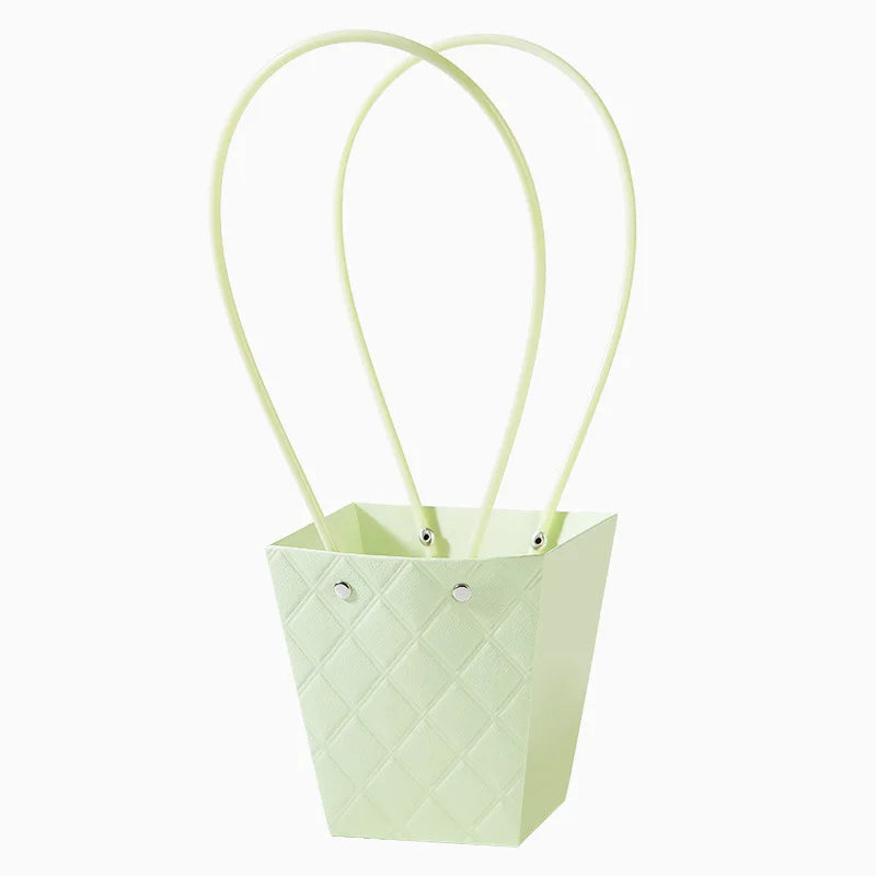 Flower tote bag portable