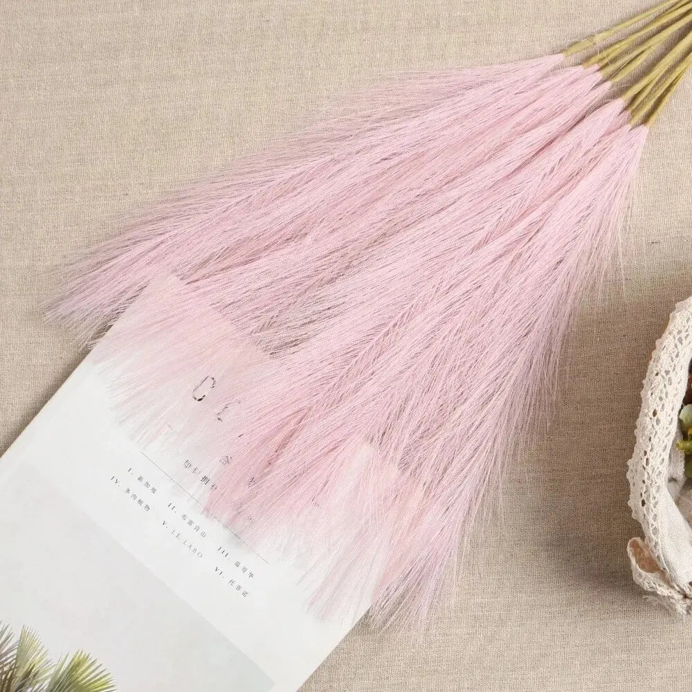 Pampas Grass Flower Bouquet 10Pcs