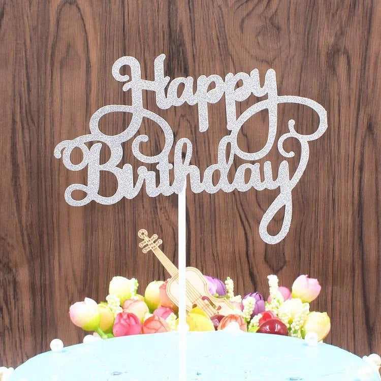 Happy Birthday Cake Topper 10pcs