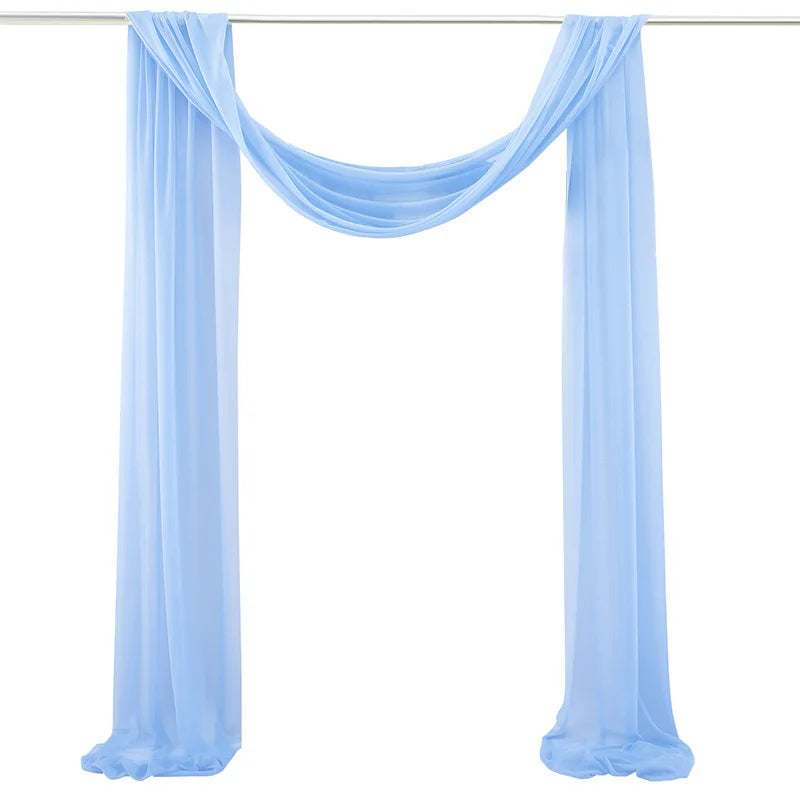 Chiffon Fabric Drapes for Wedding Arch 6/10M