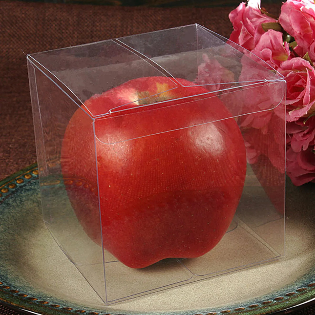 50PCS Transparent gift box 5*5*5cm