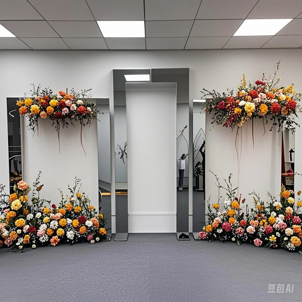 1pcs or 3pcs Shiny arch door backdrop stand