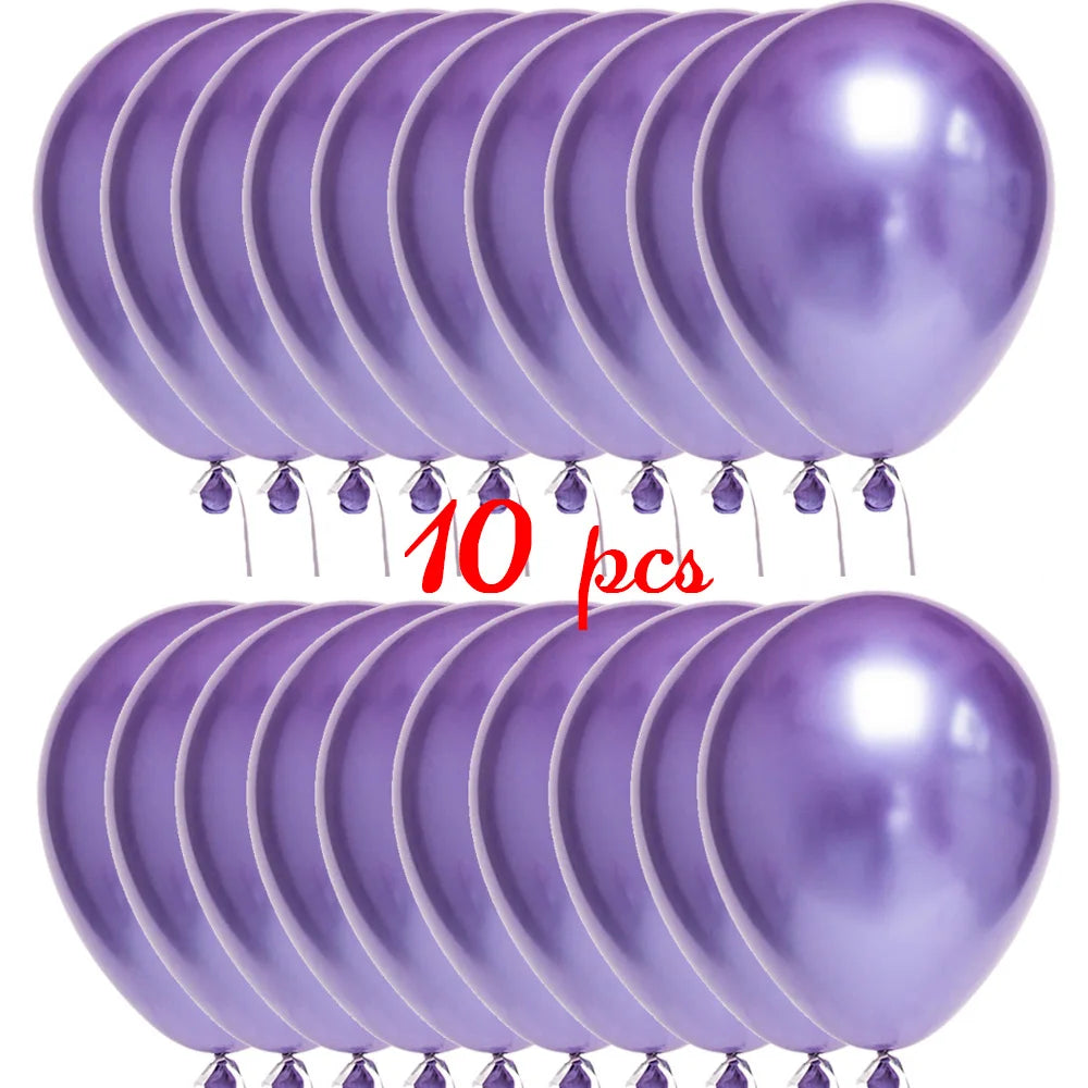 10/20PCS Star Confetti Latex Balloons