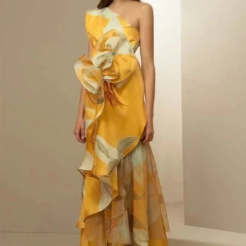 Dillma Elegant Summer Banquet Dress