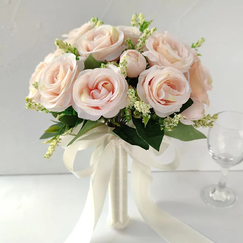 Bouquet silk roses