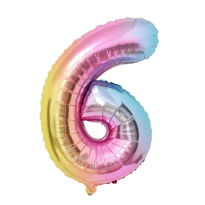Rainbow Unicorn Balloon 32 inch 1Set