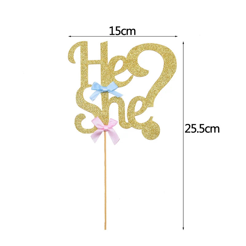 Disposable tableware set for Gender Reveal party