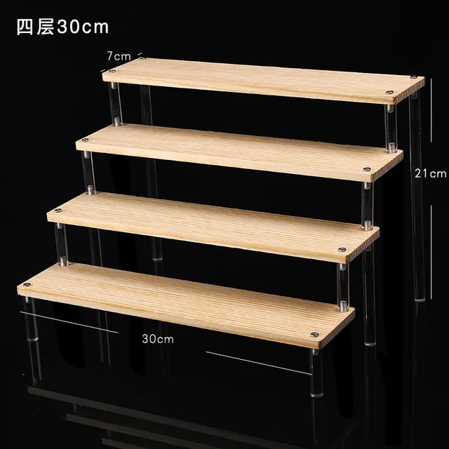 1-5 Tier Clear Acrylic Display Stand