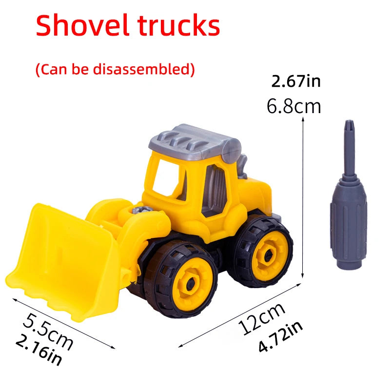 Engineering-vehicles for cake decoration