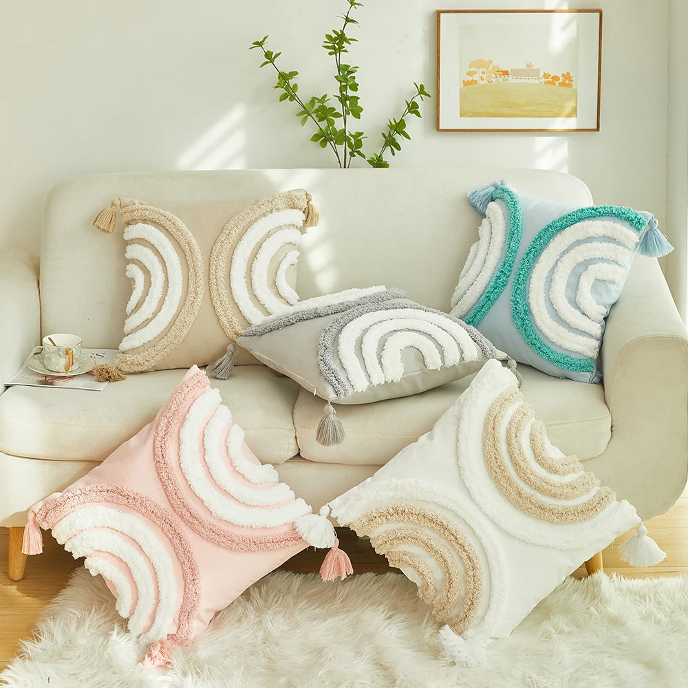 Sorino Bohemian Tufted Pillowcase – Vintage Pastoral