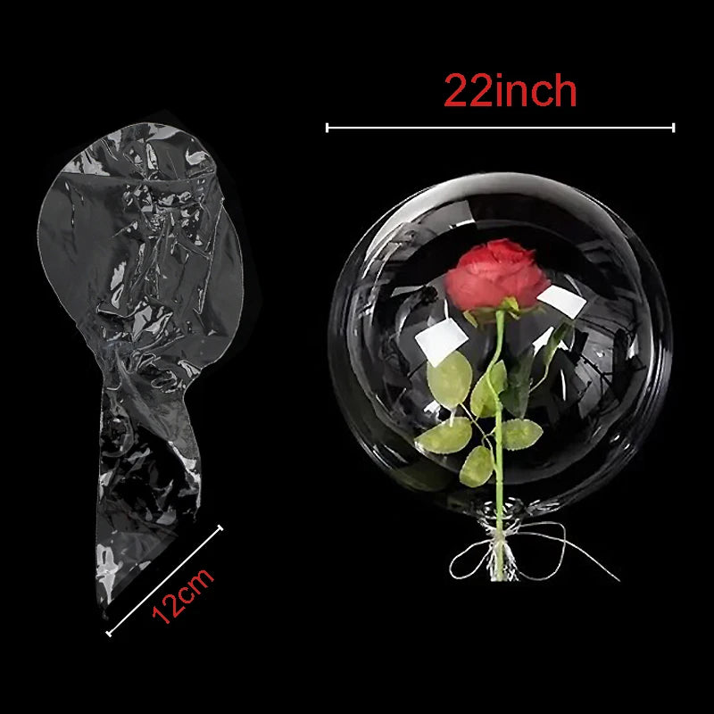 Large transparent Bobo balloons 3/5Pcs