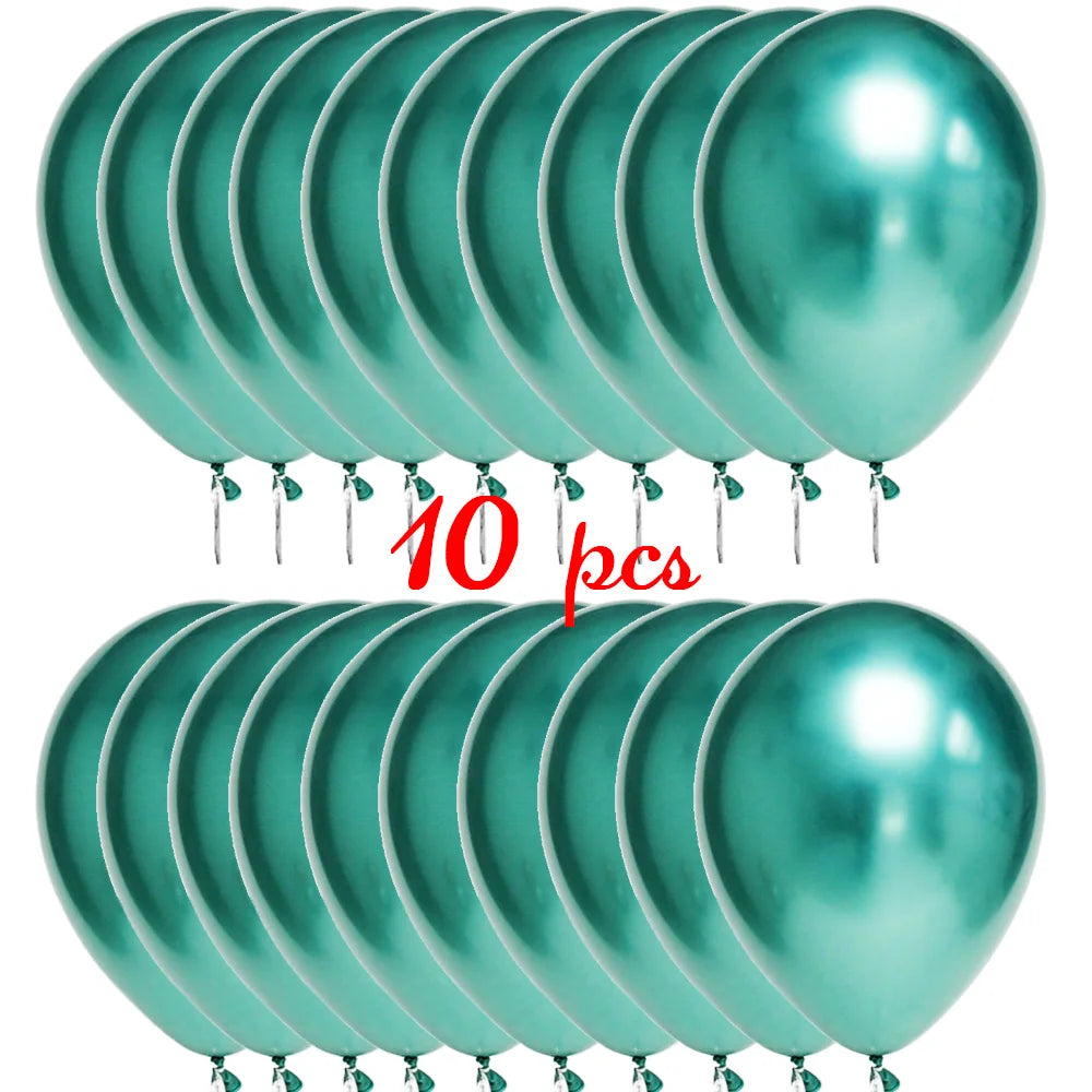 10/20PCS Star Confetti Latex Balloons