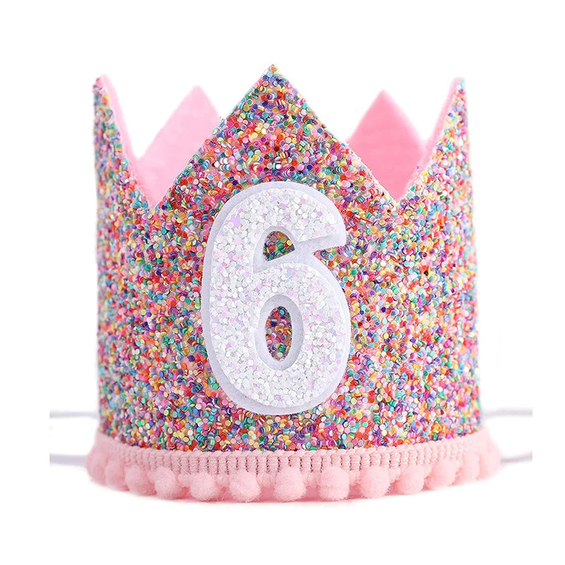 Crown hat kids 1 2 3 Year 1st