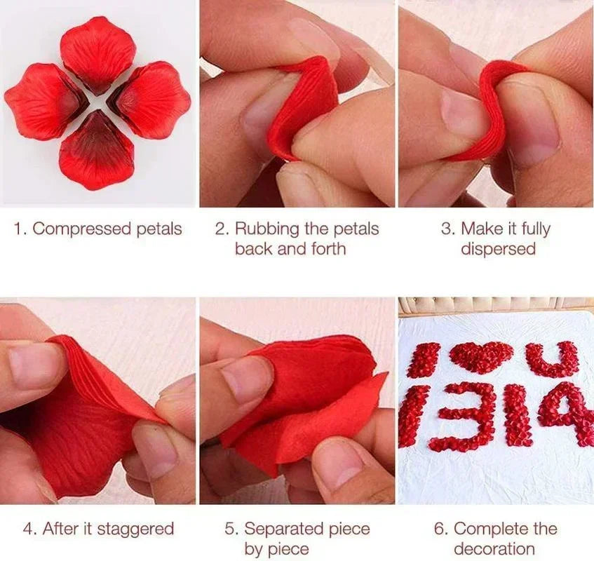 2000/100Pcs Artificial fake rose petals