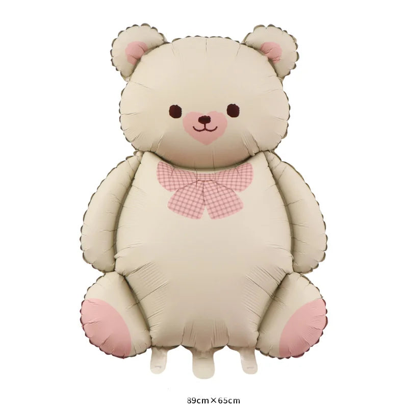 Frosted Bear Retro Love Balloon