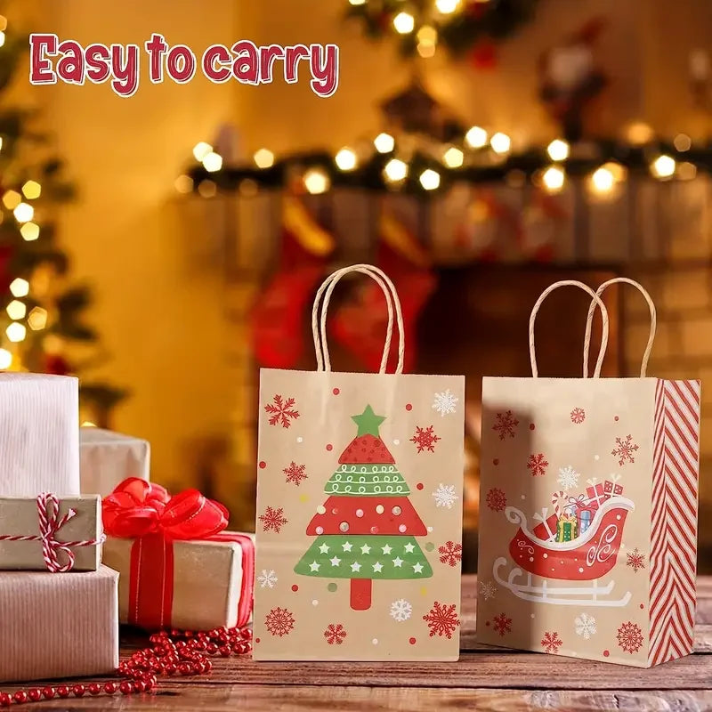 Christmas Gift & Treat Bags – 8/12pcs