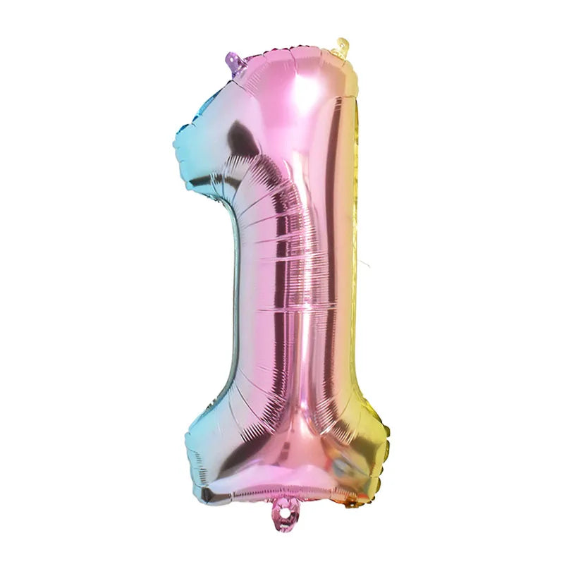 Rainbow Unicorn Balloon 32 inch 1Set