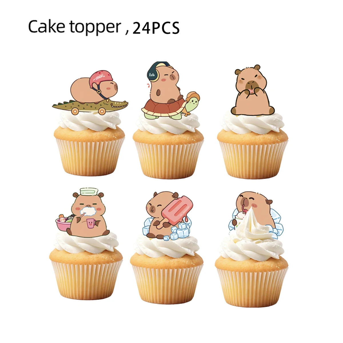 Capybara theme balloon