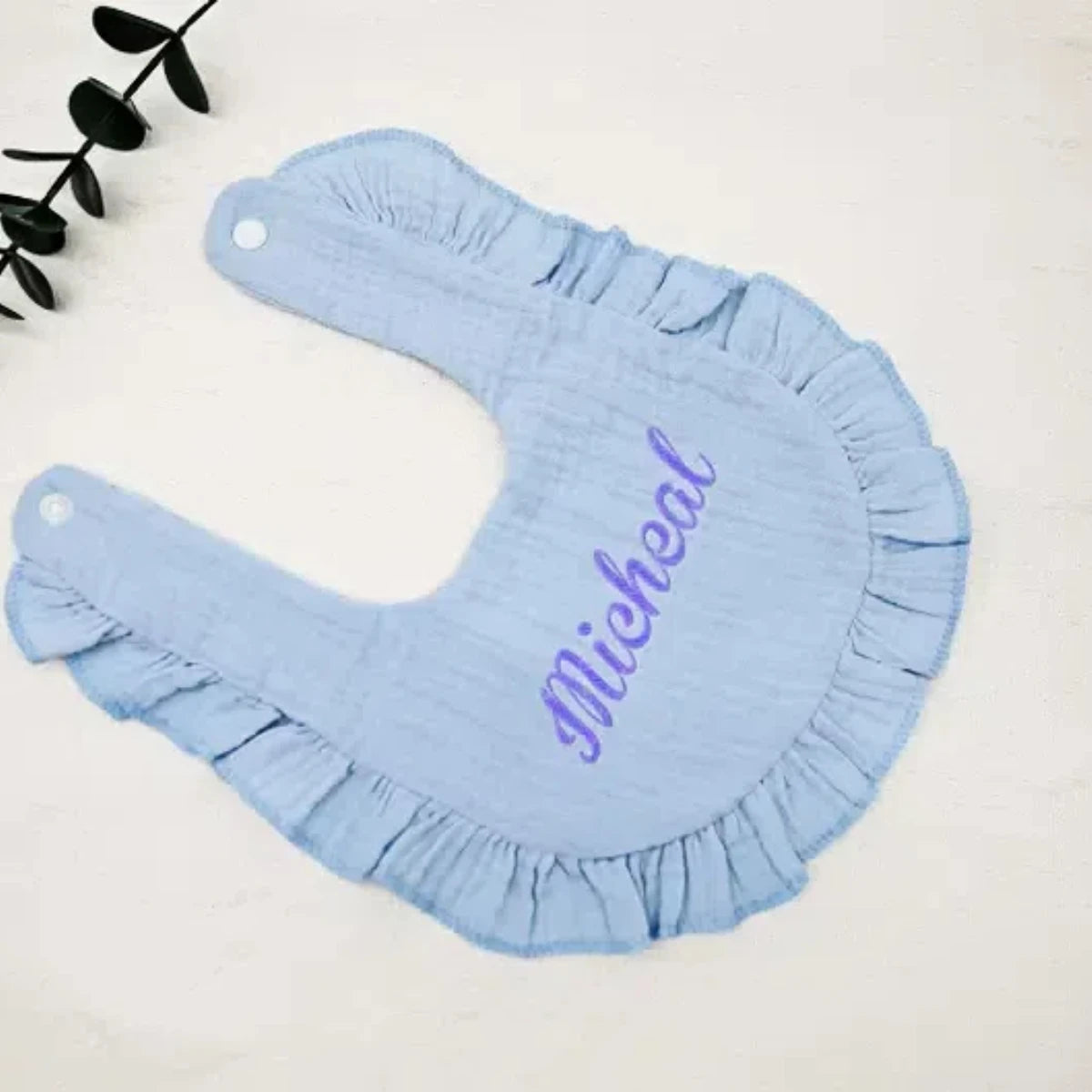 Custom name letter Nursery cloth bib