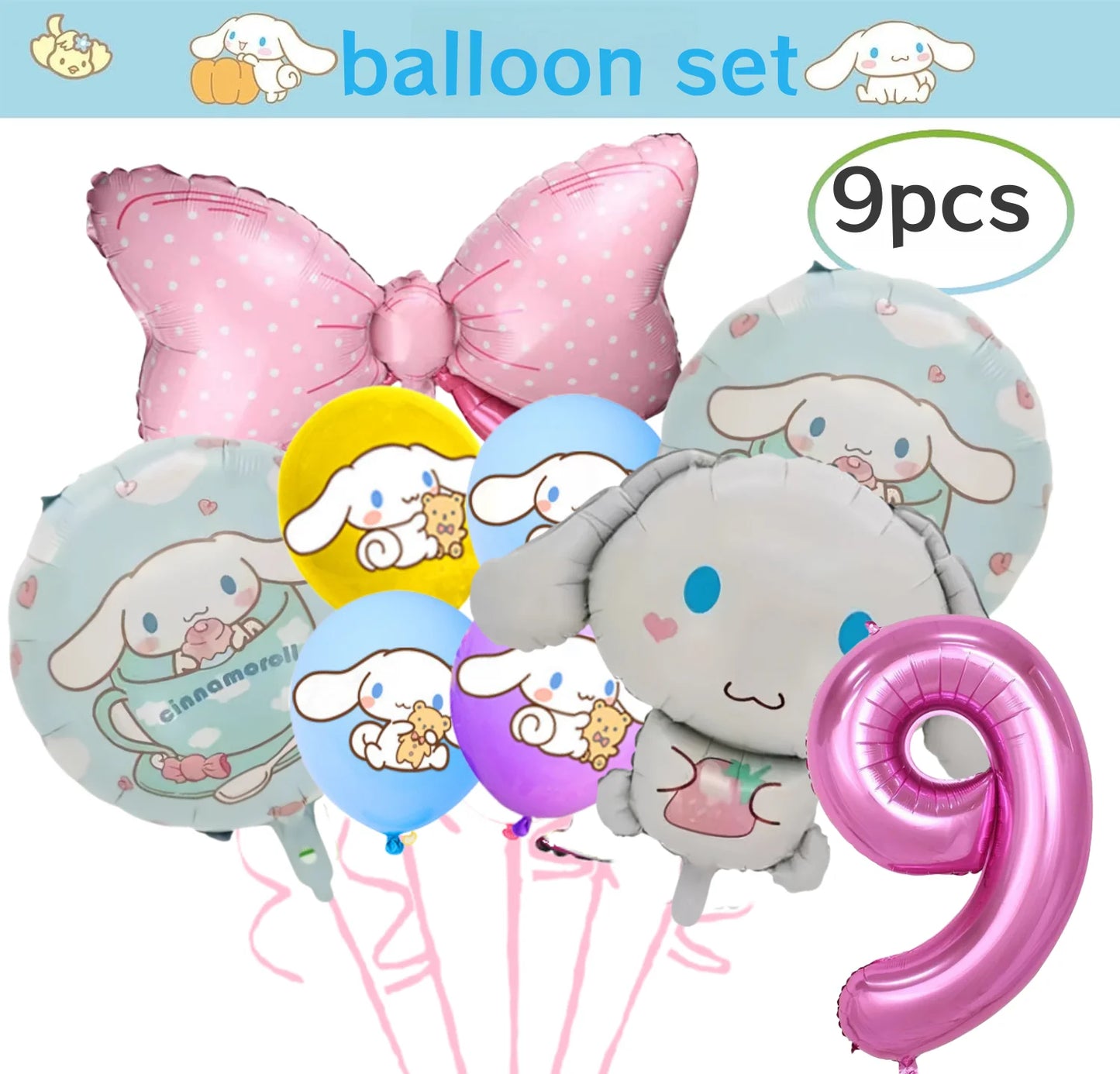 Cinnamon party decorations kit