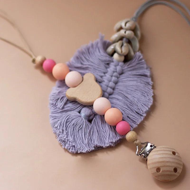 Custom name pacifier bead Silicone and Wooden dummy