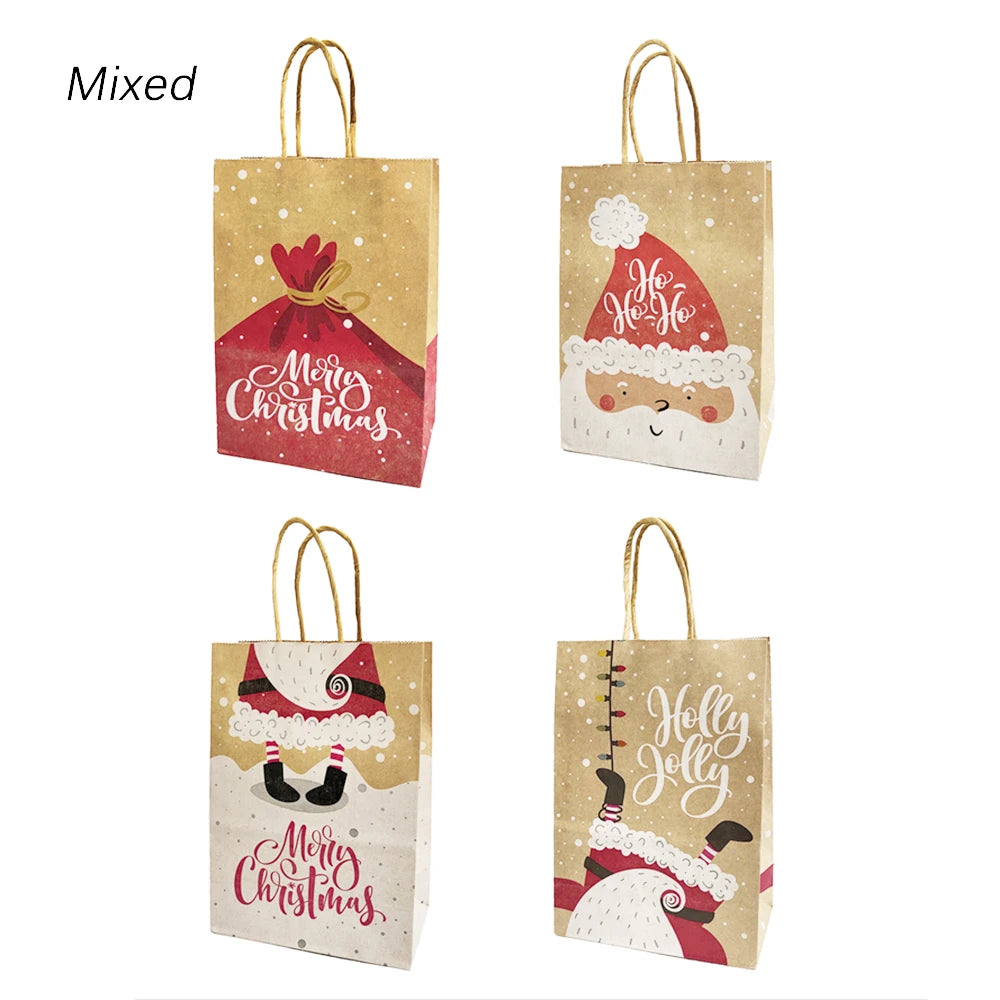 4pcs Christmas Paper Gift Bagsba