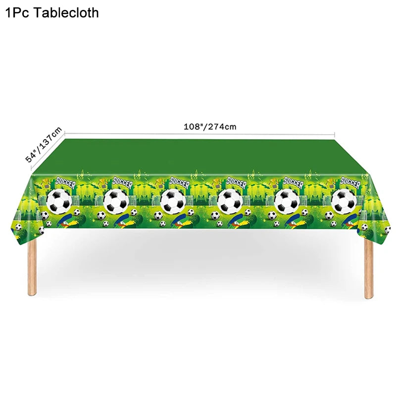 Soccer Party Tableware – Plates, Cups & Napkins