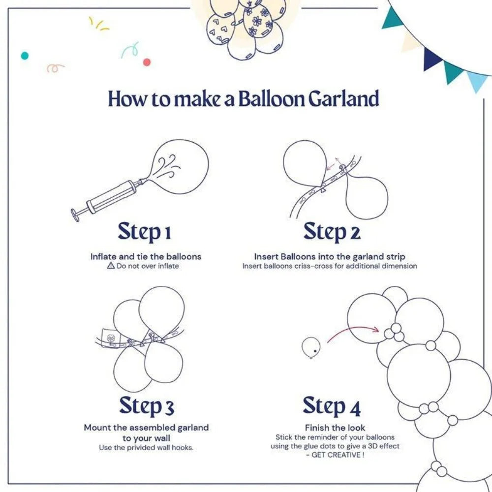 Jungle balloon garland 116 PCS decorations