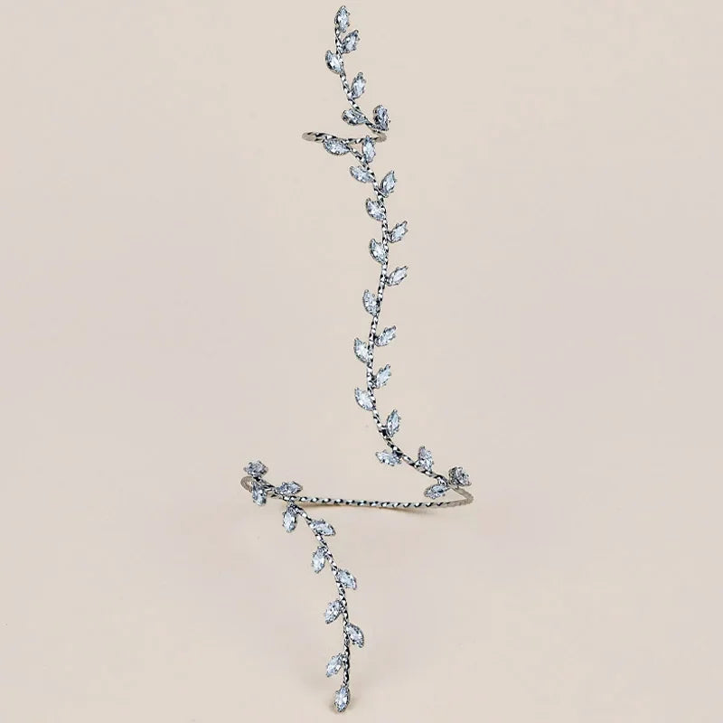 Hand Palm Bracelet adjustablecubic Zircon