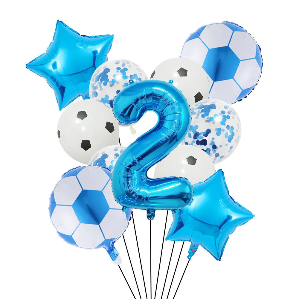 1 Set Helium Football Balloons Decorations 32Inch