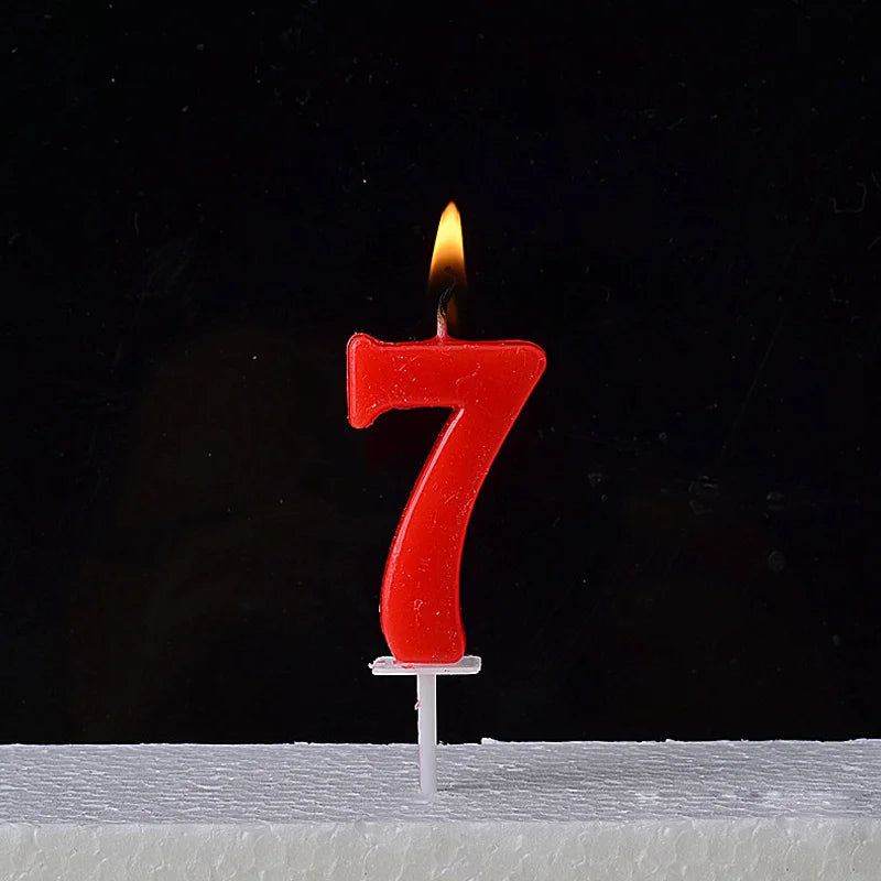 1Pcs number cake topper candles