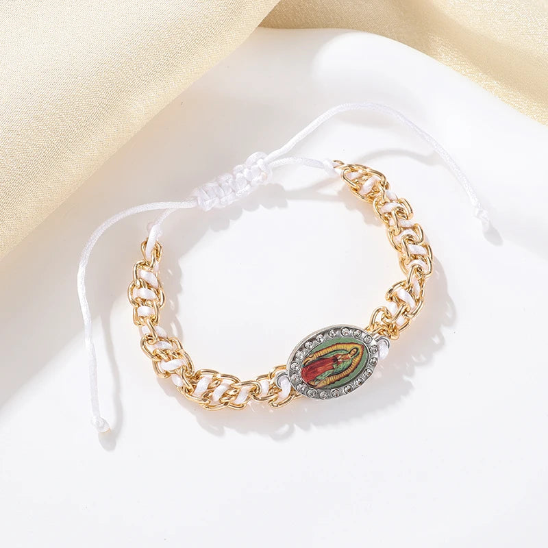 Catholic virgin Mary pendant necklace