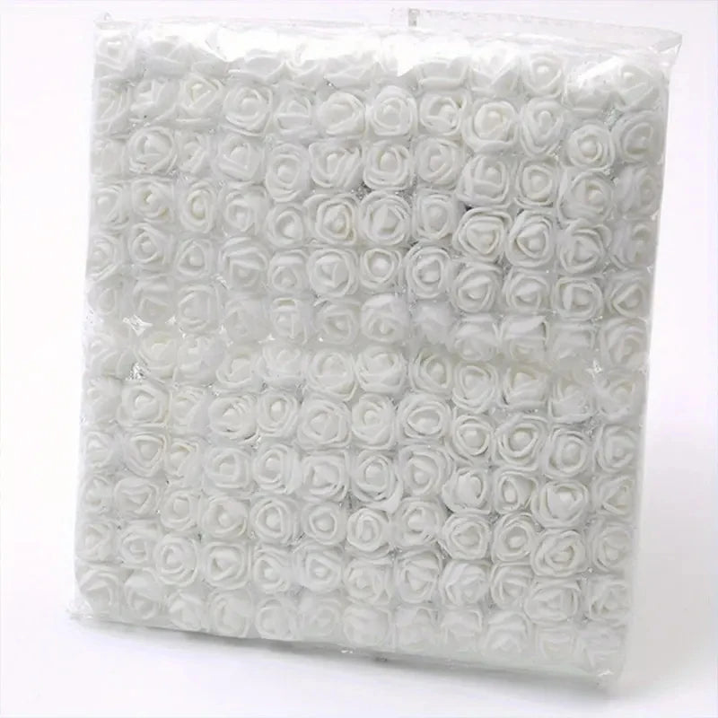 Red mini Lace Pe Rose 144pcs/2cm flowers