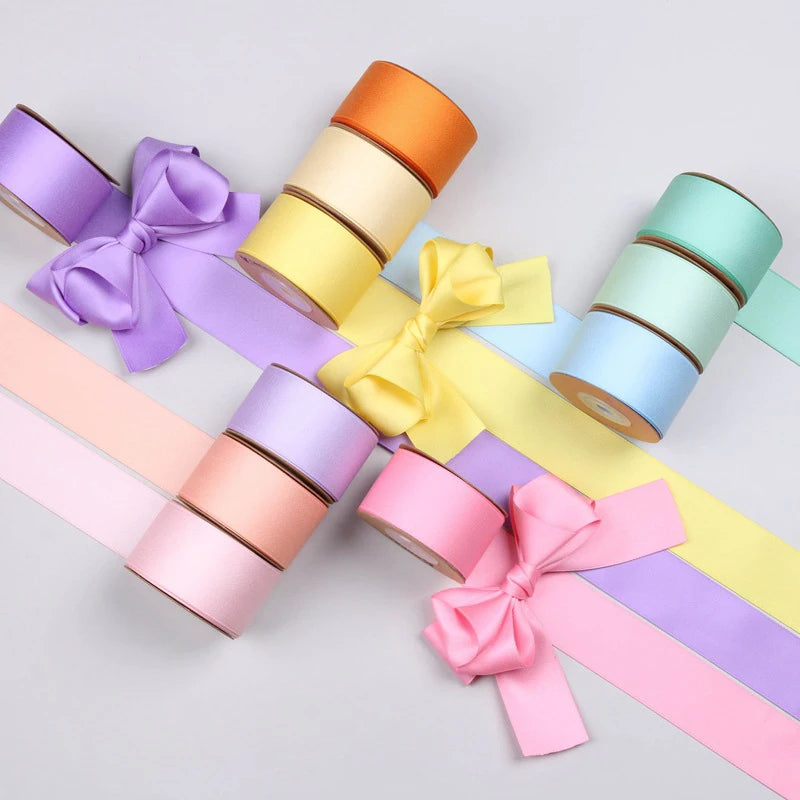 Single color Polyester/Cotton terylene crafts Ribbons 10 Yards10 16 25MM/38MM Matte