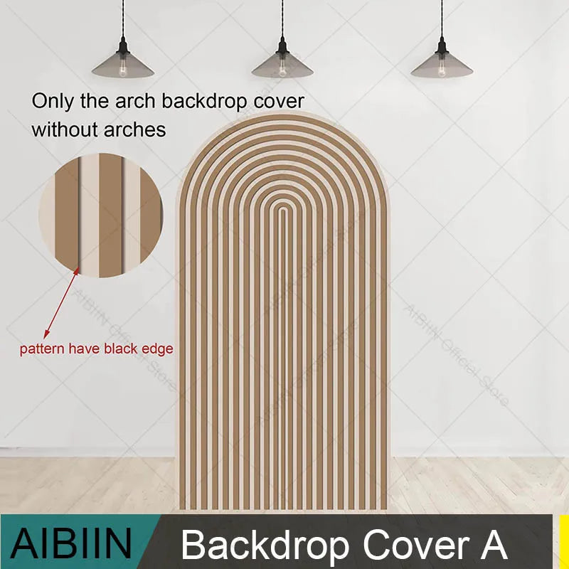 Arch backdrop cover fabric