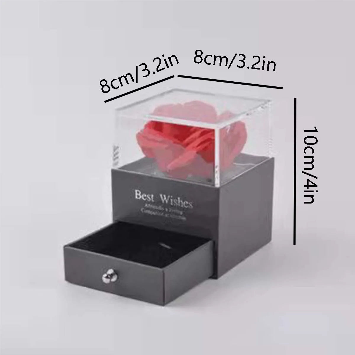 Flower love necklace box