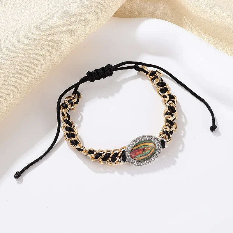 Catholic virgin Mary pendant necklace