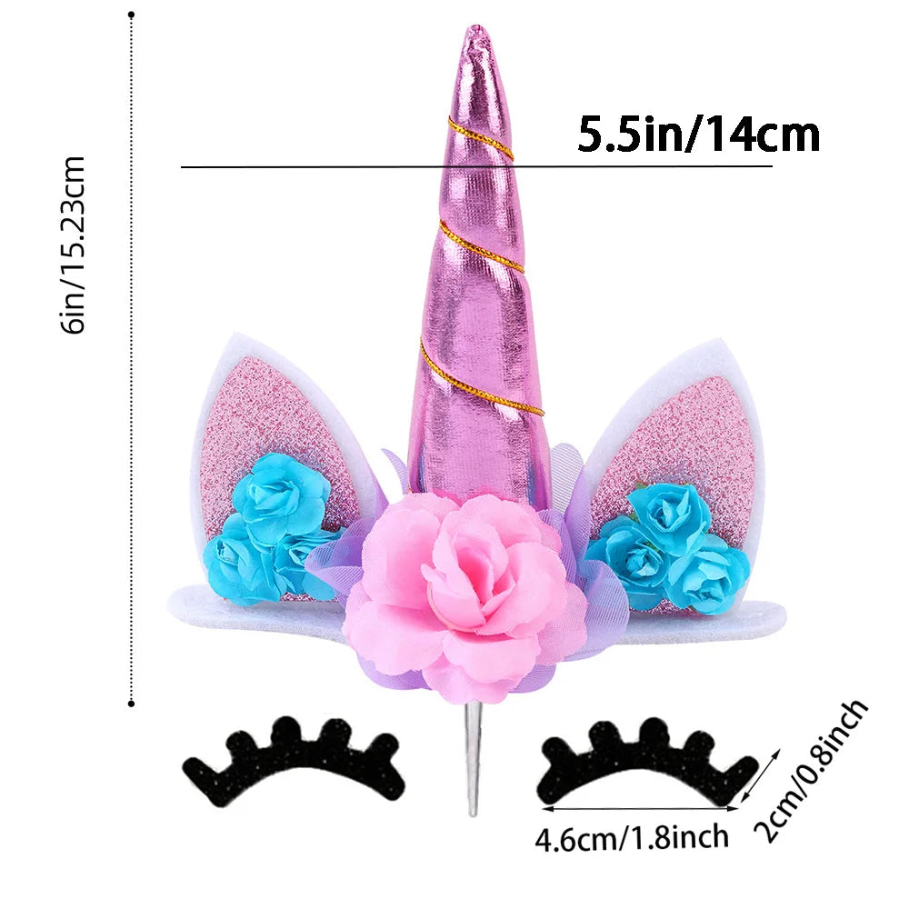 Unicorn cake topper